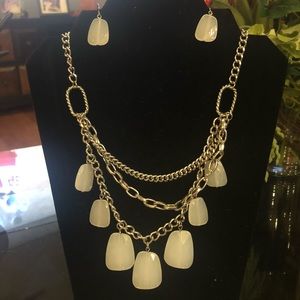Necklace & earrings